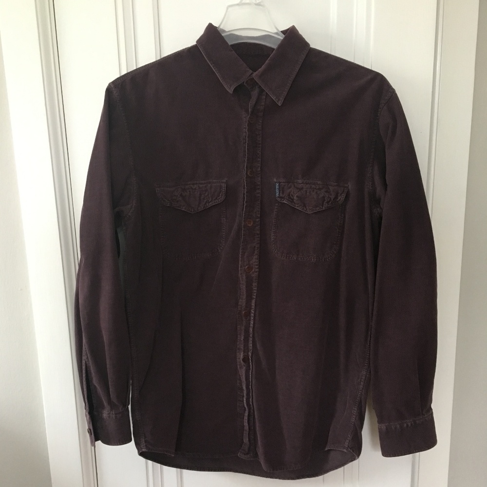 Valentino Corduroy Buttondown Shirt